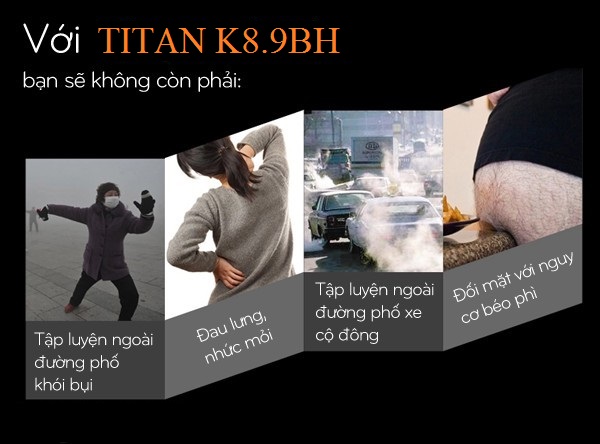 xe đạp tập TITAN K8.9BH