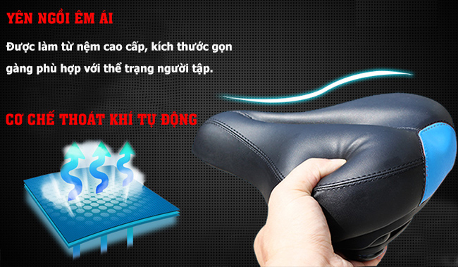 yên ngồi xe đạp tập thể thao Đại Việt DV-6415