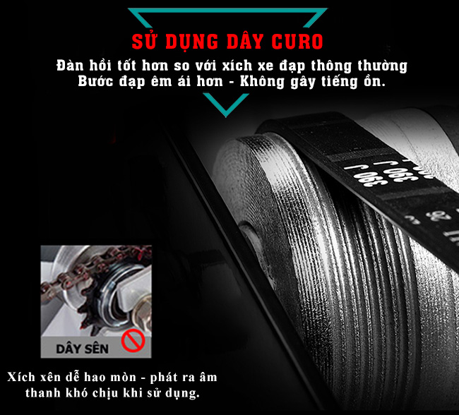 Curo xe đạp tập thể thao Đại Việt DV-6415