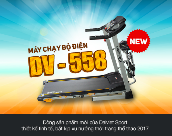 Review máy chạy bộ gia đình Đại Việt DV-558
